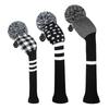 Scott Edward Golf Club Head Cover Set Driver Fairway Wood Utility Hybrid Knit Pom Pom Perfect Change for Your Golf Bag #1 #3#5 #7#UT