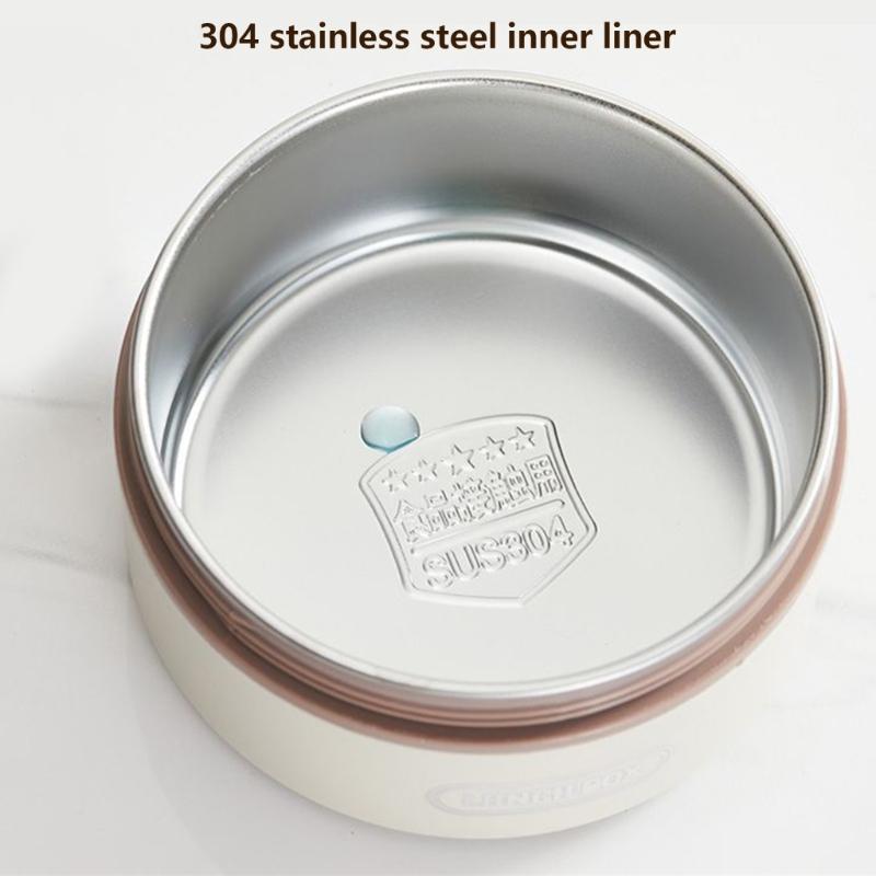 Thermal Food Storage Container 4 Compartment Bentos Box Set with Insulated Lunch Bags for Office School Use