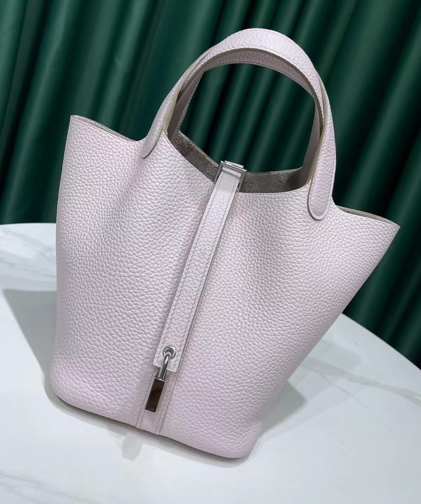 Корзина для овощей из воловьей кожи, сшитая вручную вощеной нитью для детей, обернутая в натуральную кожу с узором личи, сумка-ведро для воды для женщин