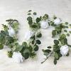 Spring Simulation Eucalyptus Leaf Vine Perfume Rose Wedding Decoration Vine