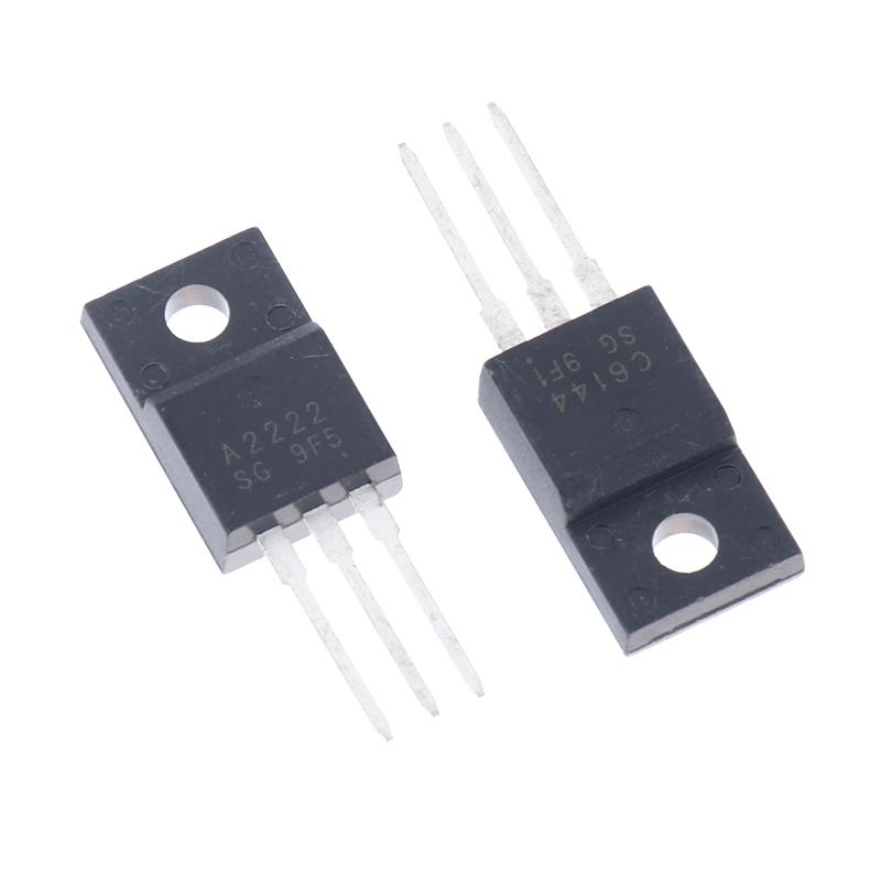 10 шт. Новые 2Sa2222 2Sc6144 To-220F 5 пар 5 шт. A2222 + 5 шт. C6144 To-220
