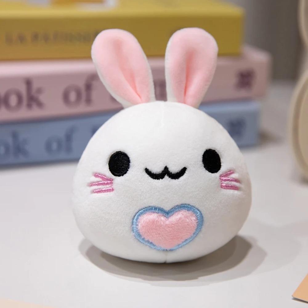 9pcs 13cm Plush Toy Mini Long Ear Bunny Kawaii Plush Rabbit Ball Gift