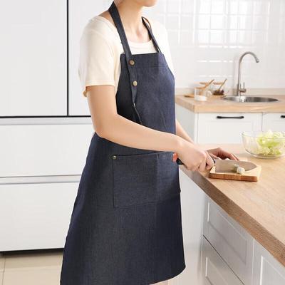 Прочный джинсовый кухонный фартук