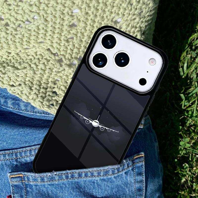 Чехол для телефона с изображением самолета для IPhone 11 12 13 14 15 16e 17 Pro Max Coque для IPhone 17 Air