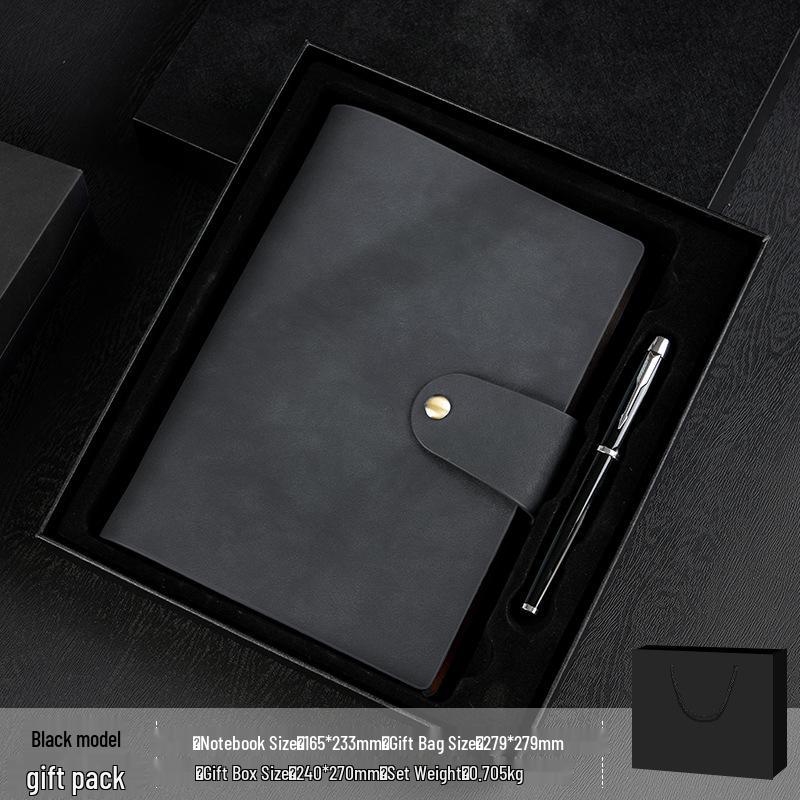A5 Detachable Loose-Leaf Notebook: Customizable Business Notepad with Printable Logo
