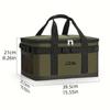 Large Insulated Cooler Bag, Outdoor Tactical Cooler for Camping Hiking, Durable Leak-Proof Portable Storage with Sturdy Handle