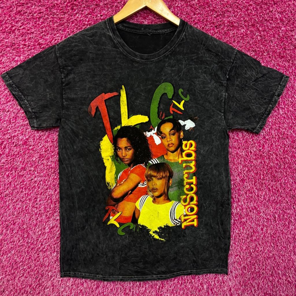 TLC No Scrubs mineral wash tee medium
