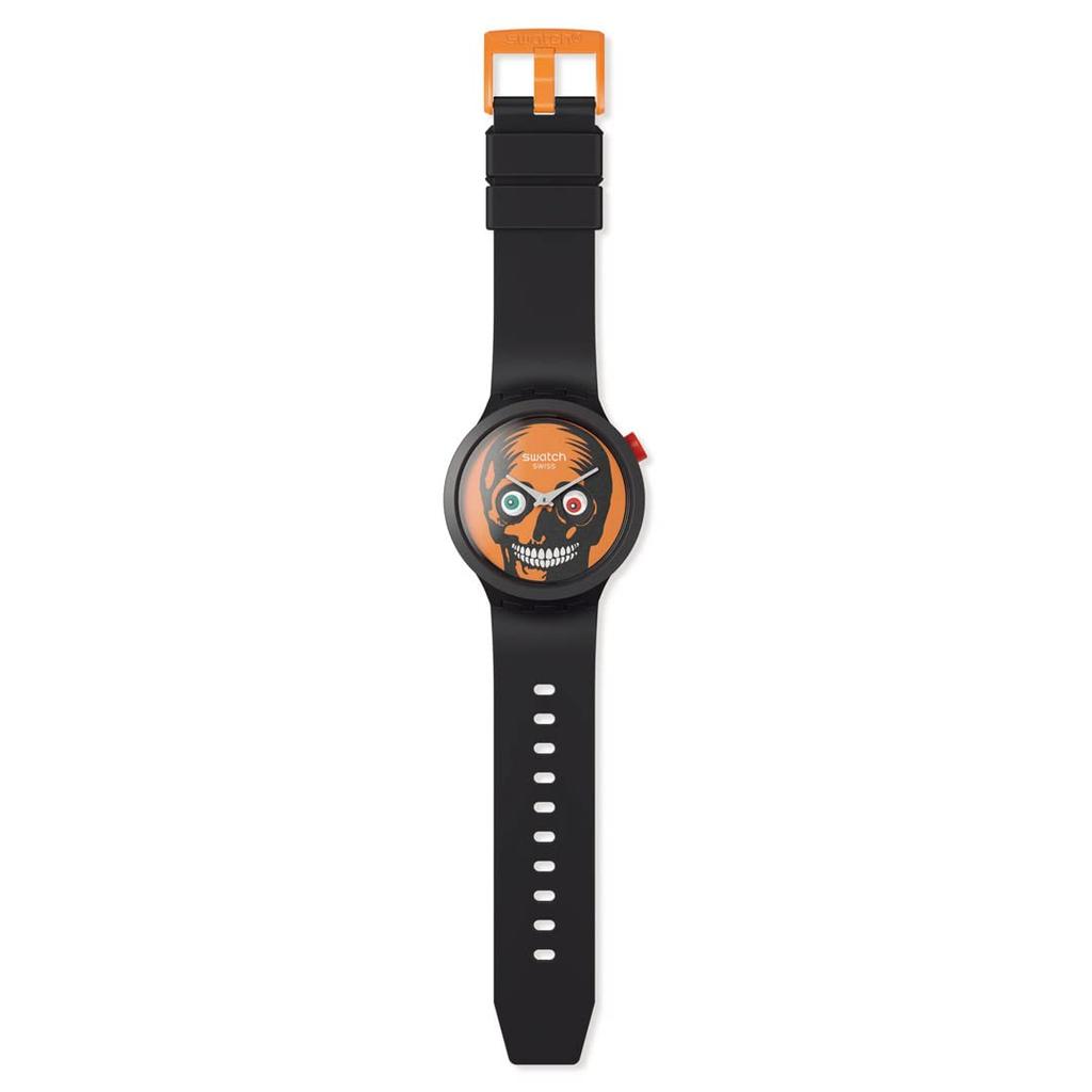 Swatch IT'S SPOOKY TIME BIG BOLD SB03B700 Black Wristwatch
