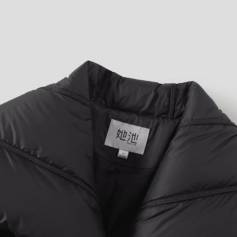 Женское зимнее пальто с длинным лацканом, 90% пух