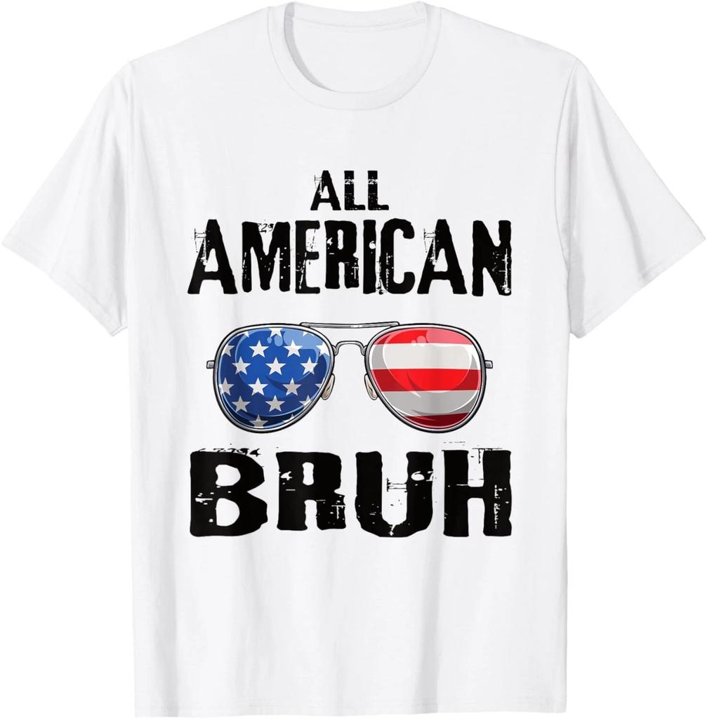 All American Bruh 4th Of July Boys Patriotic Gift Unisex T-Shirt