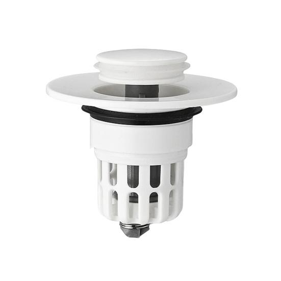 Pop-up Bathtub Stopper Drain 2-in-1 Brass Core Hair Catcher Strainer Bathroom Easy Installation Brass Core Wash Basin Sink Plug Drain