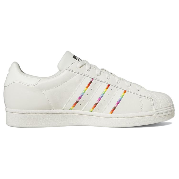Rich Mnisi x adidas Superstar Pride Унисекс Кроссовки Кремовый Молочный Белый Основной Черный ID7493