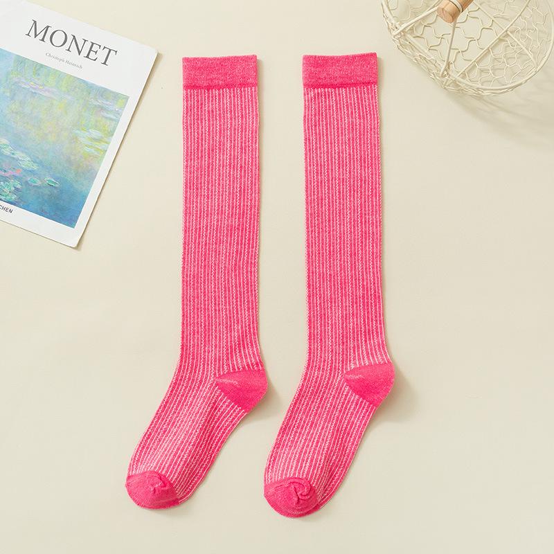 Summer Thin and Slimming Calf Socks for Women, Light and Breathable Calf Student Socks, Spring and Summer Long Socks