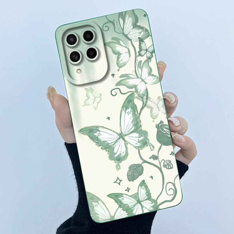 Чехол для Samsung M53 M33 Милый Панда Сладкие Девочки Кошки Силиконовый Мягкий Задний Чехол для Samsung Galaxy M53 5G Бампер Защитный Чехол