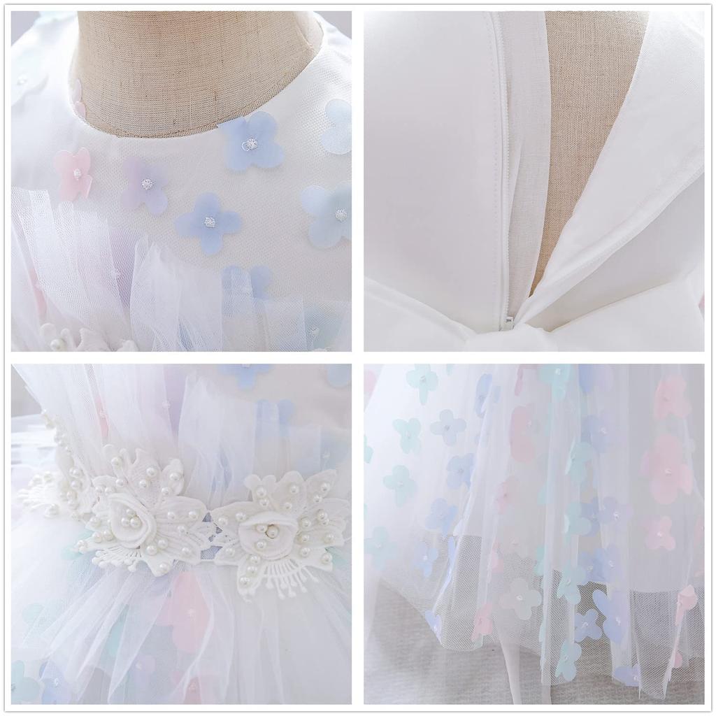 Baby Shrine Visit Baby Commemorative Photo Ceremony Wedding Baby Shower Kids Kindergarten Entrance Ceremony Formal Gift for Birthday [DiiFoky] Dress,