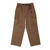 Camel Unisex Fleece-Lined Straight-Leg Cargo Pants