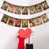 1 комплект баннера на день Святого Валентина изысканный элегантный викторианский стиль подвесная гирлянда для украшения свадебной вечеринки