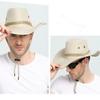Beach Cap Western Cowboy Hat Wide Brim Beach Sunscreen Cap Simple Summer Sun Hat  Beach