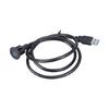 USB 3.0 кабель данных, male/female, 104 см, с пластиковой текстурой, для установки на панель приборной панели автомобиля, с поддержкой высокой скорости