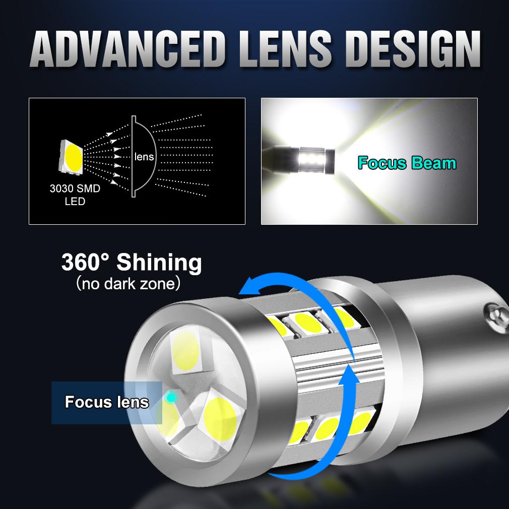 1PC BA15S 1156 P21W LED PY21W 3030LED 1157 BAY15D P21/5W Bulbs Turn Signal Light T20 T25 7443 W21W 7440 W21/5W 3156 P27W 3157 P27/7W Brake Lamp