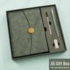 A5 Tri-fold Business Notebook Gift Box Set - Premium Company & School Gift with Logo