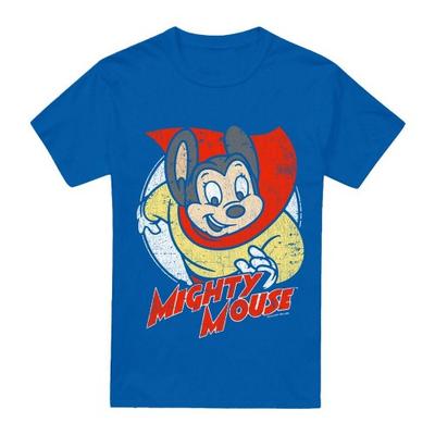 Mighty Mouse Мужская футболка Mighty Circle