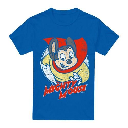 Mighty Mouse Мужская футболка Mighty Circle
