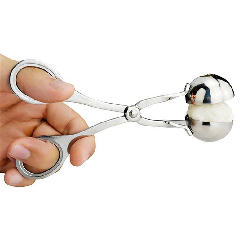 Фаршированный зажим для фрикаделек с антипригарным покрытием из нержавеющей стали Форма для приготовления пищи Кухонный инструмент