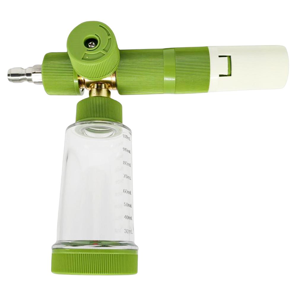 35/100ml Water Foam Pot with 1/4 Inch Quick Connector Adjustable Pressure Washer Gun Soap Foam Spray Bottle for Car Wash Cleanin