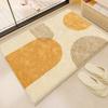 Коврик для ванной комнаты Коврик для ног в ванной Впитывающий коврик Коврик для двери ванной комнаты Нескользящий ковер