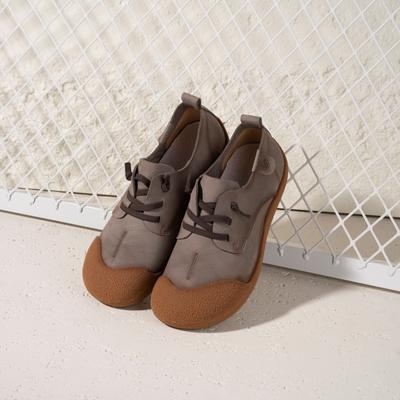 Осенние кожаные туфли, однослойные туфли из коровьей кожи, женские туфли в стиле ретро на плоской подошве, повседневные и удобные женские туфли для путешествий на мягкой подошве