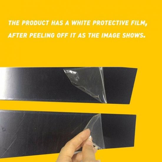 Gloss Black Pillar Posts For Honda Civic 06-11 (4Dr) 6Pc Set Door Trim Cover Kit