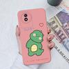 Чехол для телефона Vivo Y91C Y02S Y11 Y12 Y33 Y16 Y20 Y31 Y22 Y35 Y33S Y51, защитный жидкий защитный чехол с милым динозавром, мягкие силиконовые чехлы для бампера Vivo