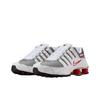 Nike Кроссовки Shox NZ Унисекс Белый Университетский Красный Черный Металлик Серебристый 378341-104