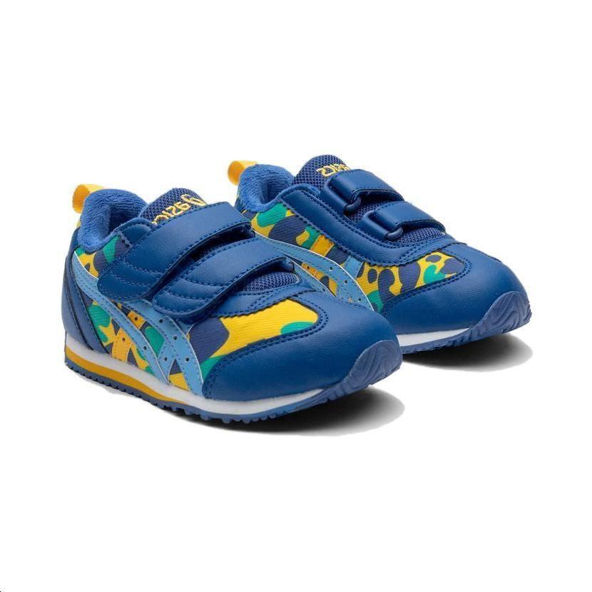 ASICS Cotla Antibacterial And Deodorizing Cushioning Low top Kids Lifestyle Shoes Blue Yellow 1144A351-400