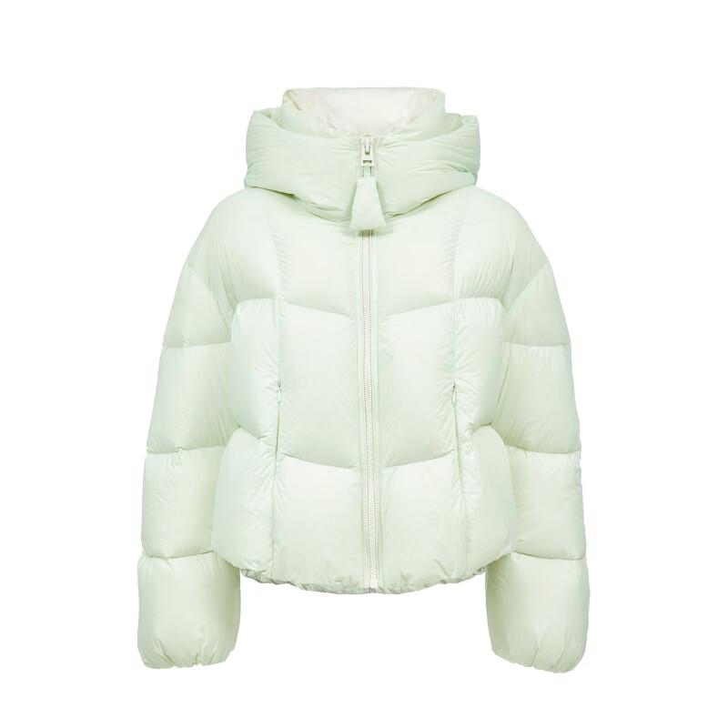 Veromoda Женский короткий пуховик из 90% белого утиного пуха