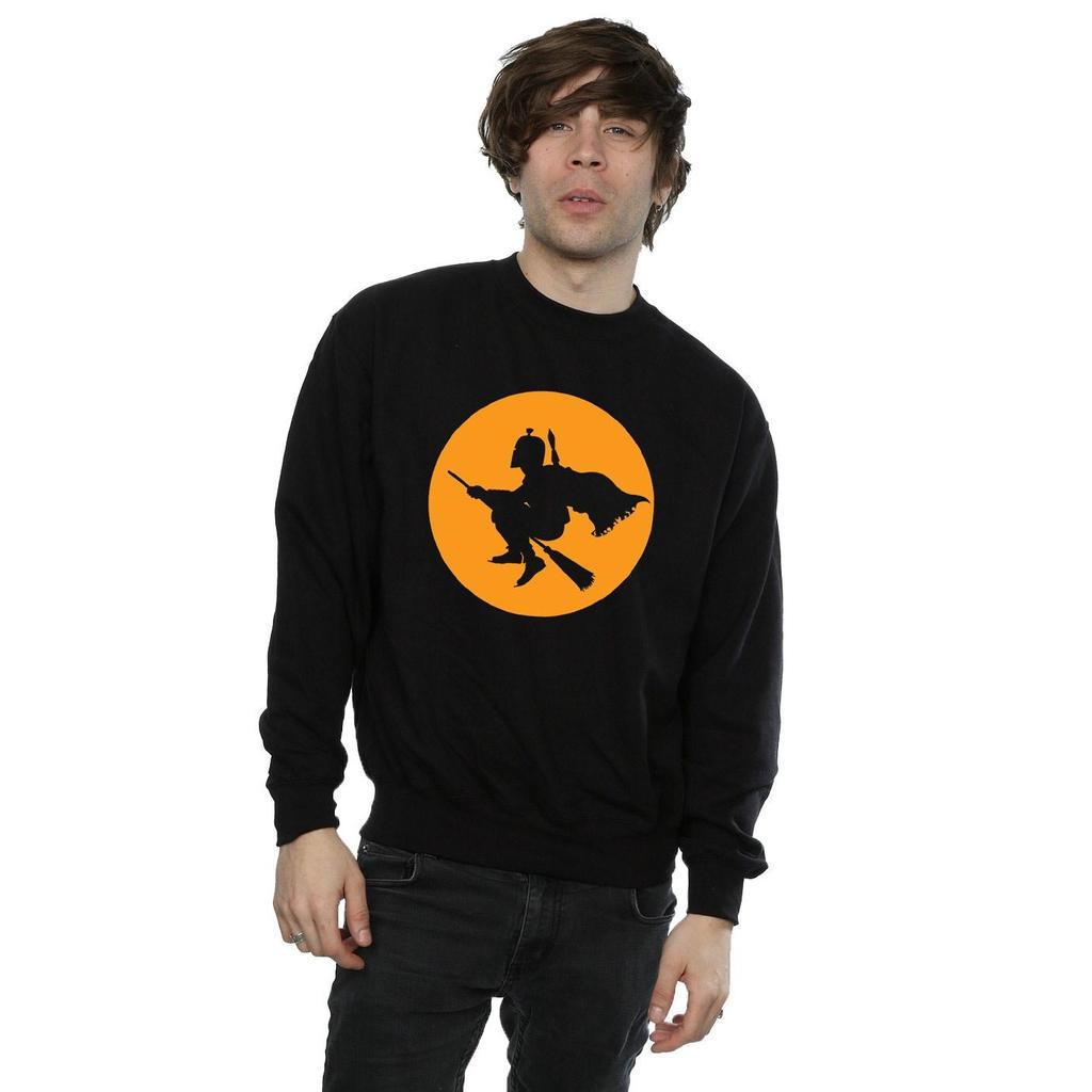 Star Wars Mens Boba Fett Broomstick Sweatshirt