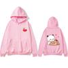 Bubu And Dudu Zip Hoodie Women Aesthetic Graphic Funny Kawaii Bubble Tea Zip Hoodies Anime Harajuku Vintage Pullovers Zip Sweats