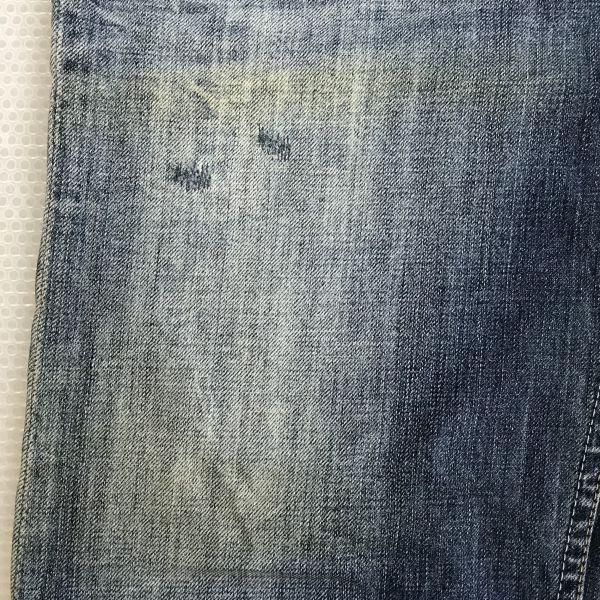 HILFIGER DENIM Distressed Denim Jeans Blue Size W32 L32 Inseam 83cm(USED)