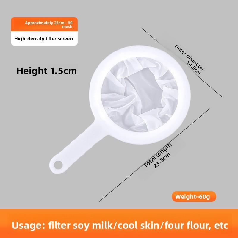 Soy Milk Filter Screen, Ultra-fine Juice Extraction, Complementary Food Strainer, Residue Separation Filter, Kitchen Strainer Filter Spoon