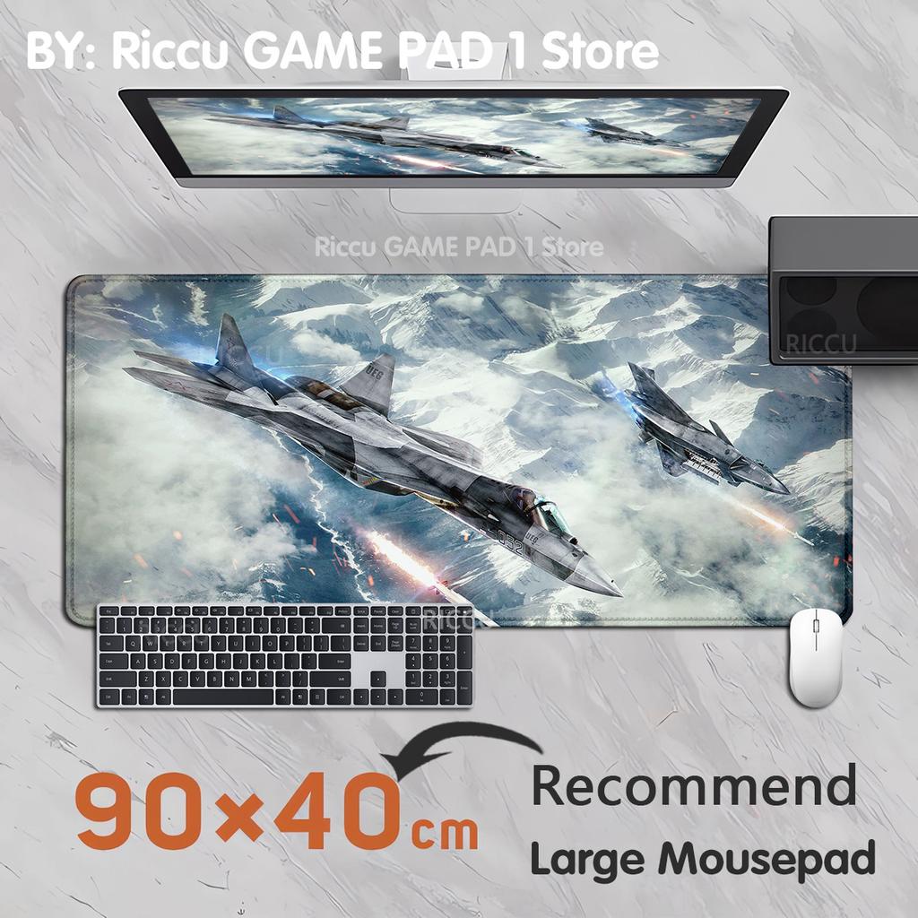 PC Aircraft Parts Mouse Pad Fighter Large Computer Office Table Mats Rubber Antislip Gaming Keyboard Mousepad Long Desk Mat xxl