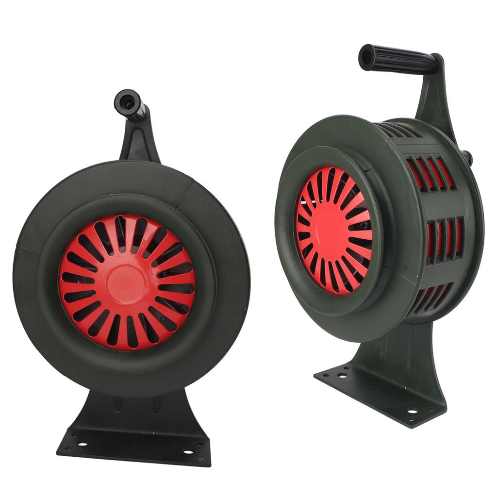 Hand Crank Siren 125dB Loud Adjustable Volume Waterproof Aluminum Alloy Manual Operated Sound Alarm