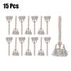 15pcs/Set 15mm Wire Brushes Metal Rust Removing Steel Wire Wheels With 3mm Shank