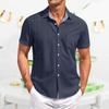 Men's Casual Short-sleeved Shirt Slim Fit Stylish Men's Print
