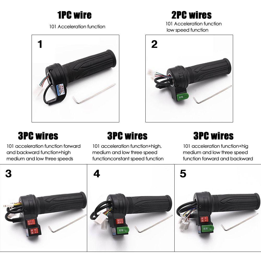 Handle Cycling Throttle Grip Electric Scooter Parts E-Bike Twist Throttle Speed Handlebar Throttle