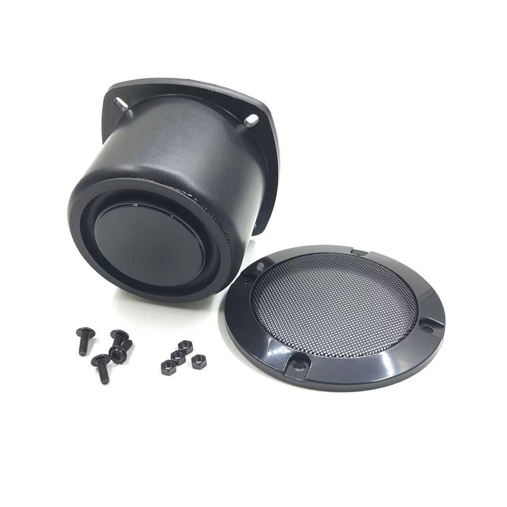 3-Inch Speaker Enclosure with Bass Diaphragm for Home Audio, Electric Vehicles, or Motorcycle Horn Speaker DIY Modification