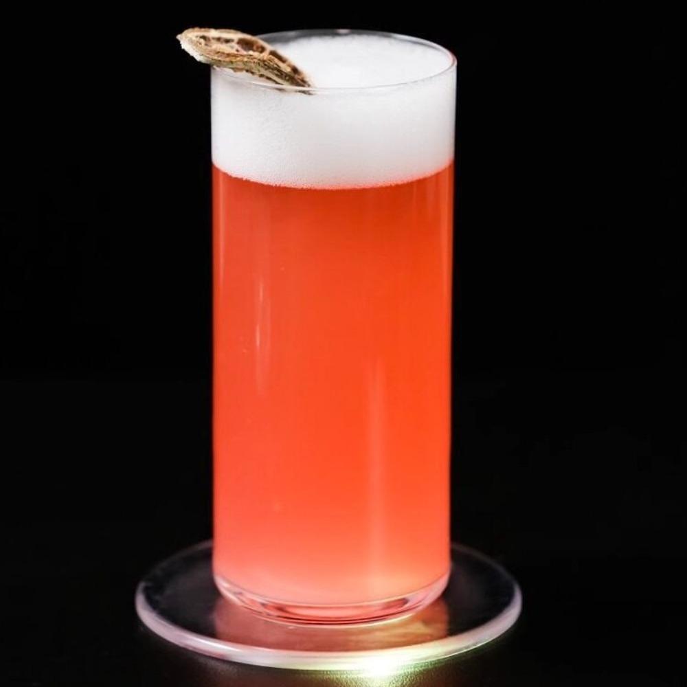 Super Thin Acrylic Luminous Coaster Flashing Drink Coaster Light Emitting LED Cup Coaster Bar