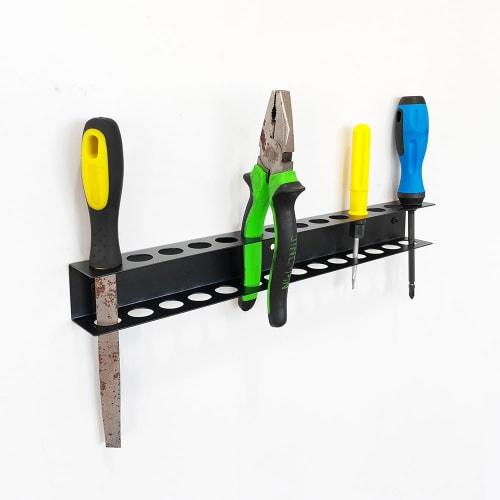 DIFEIUKI Screwdriver Holder Rack, Wall-Mounted Tool Holder, Screwdriver Organizer, Space-Saving, Garage, Hex Wrench Storage, Factory Workshop, Home Wo