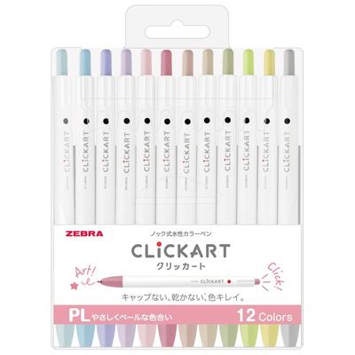 Ручка на водной основе Clickart, набор 12 цветов WYSS22-12CPL