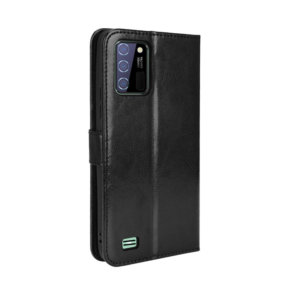 Для Oukitel C25 Чехол-бумажник с подставкой и слотами для карт – Ударопрочный, пылезащитный, деловой, сверхпрочный, откидная крышка из кожи